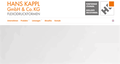 Desktop Screenshot of kappl.de