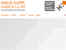 Tablet Screenshot of kappl.de